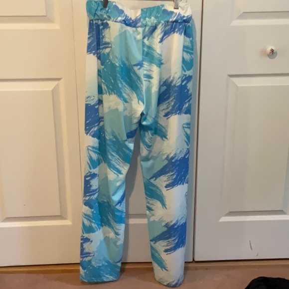 🔥$5 SALE!. Beyond this plane fab wide leg summer pants sz M-L - Picture 5 of 9